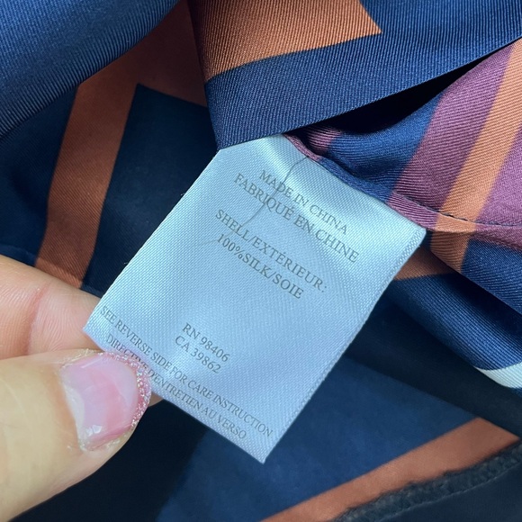 Theory Nitee Printed 100% Silk Sleeveless Tunic Top N263-39 - Picture 6 of 8